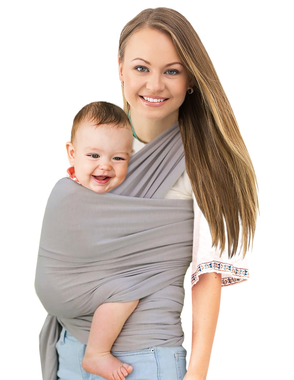 FULAR BABY MINK BEBÉ, GRIS