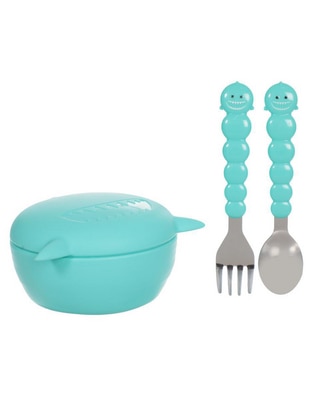 Set alimentación Melii de plástico 3 piezas