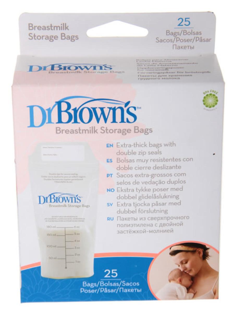 Bolsa almacenadora para alimento Dr Brown'S 25 piezas