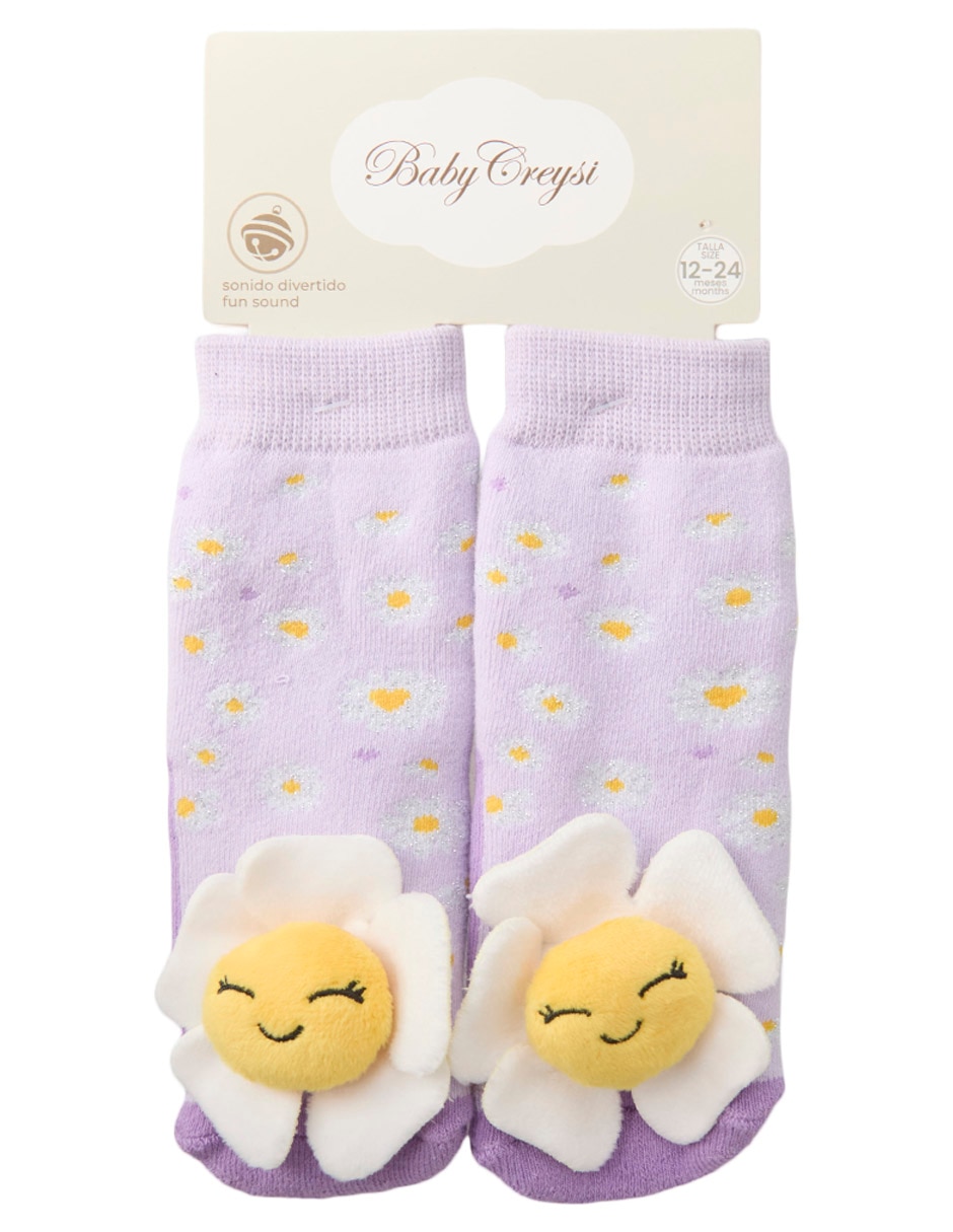 Calcetines antiderrapante Creysi Collection de algodón para bebé niña