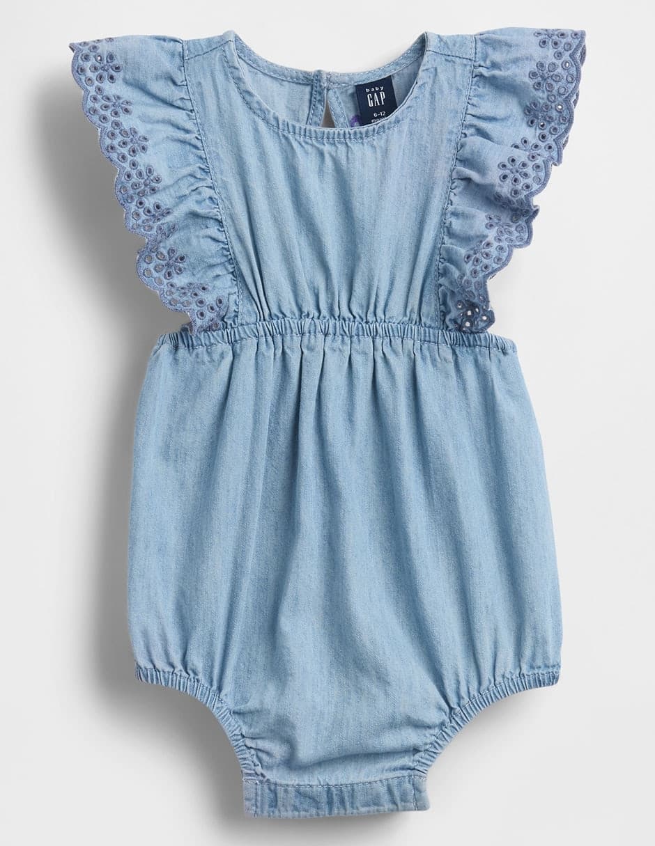 Romper de algodón para bebé niña