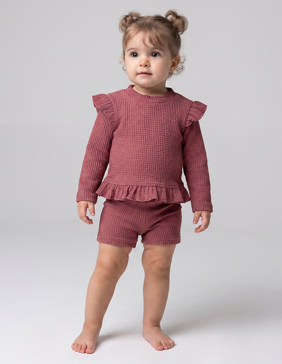 Set traje de baño surf Mon Caramel para bebé