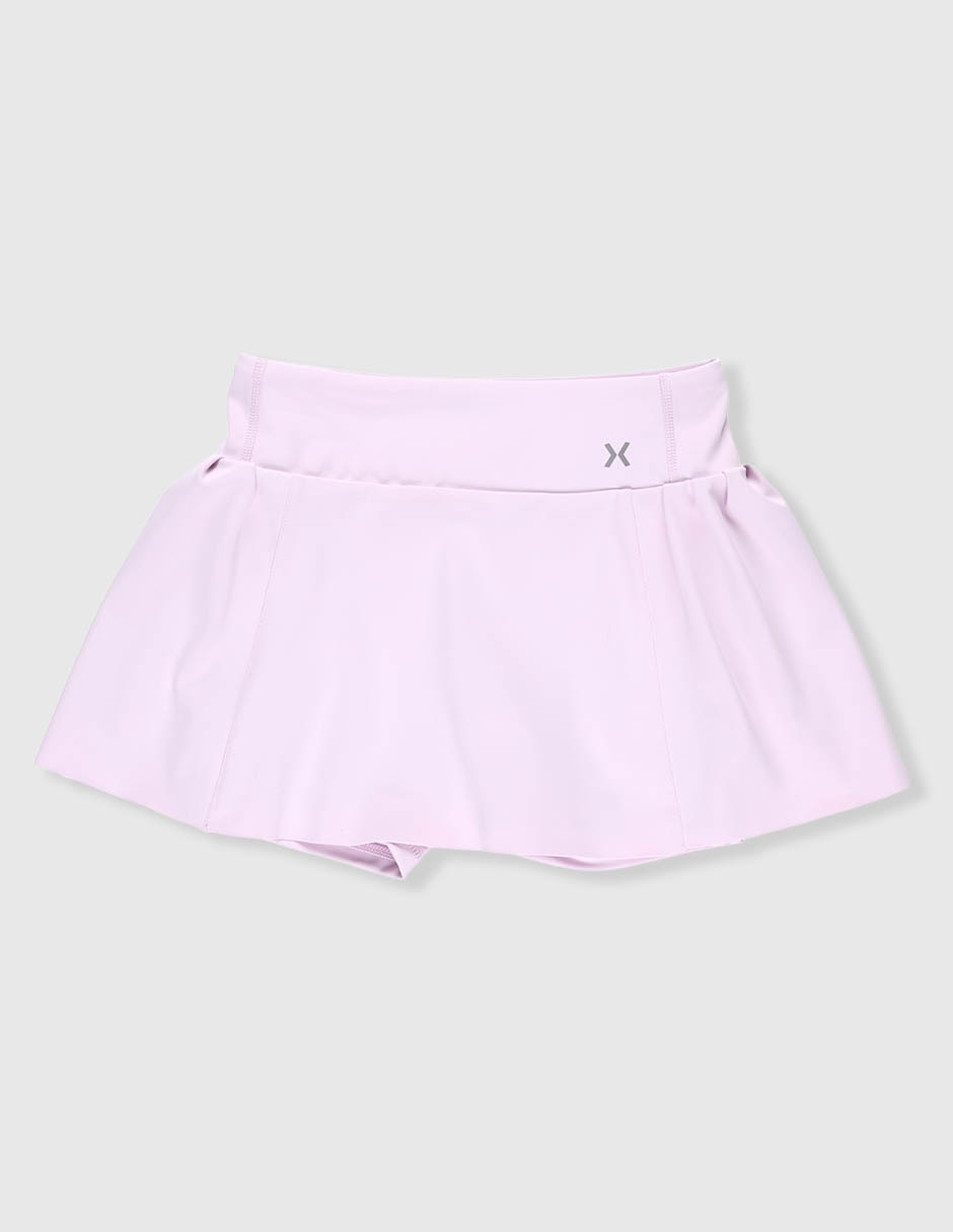 Falda short deportiva X10 para entrenamiento niña