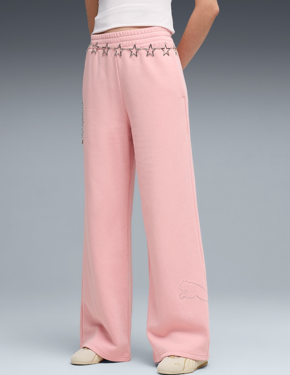 Pants amplio Puma con elástico para mujer