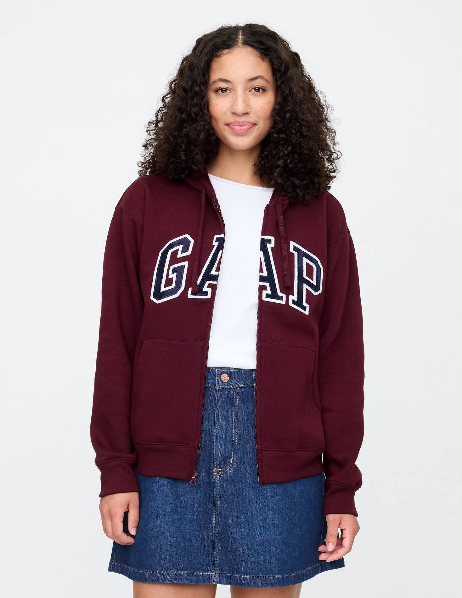 Sudadera con capucha y bolsa para mujer