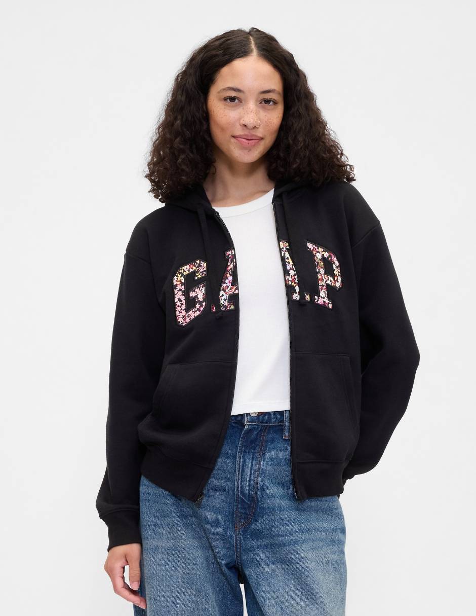 Sudadera con capucha y bolsa para mujer