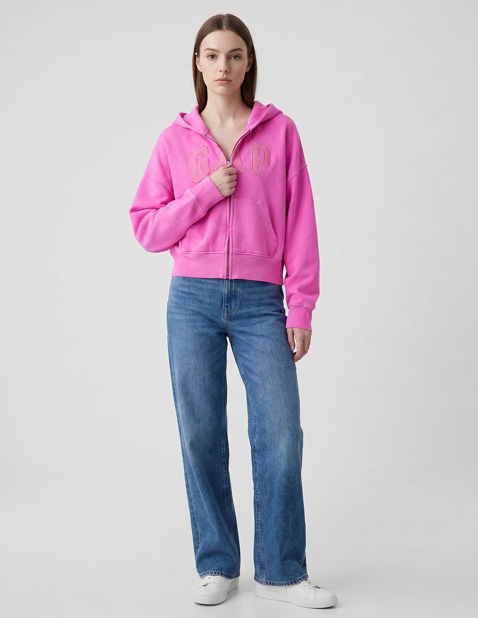 Sudadera con bolsillos para mujer