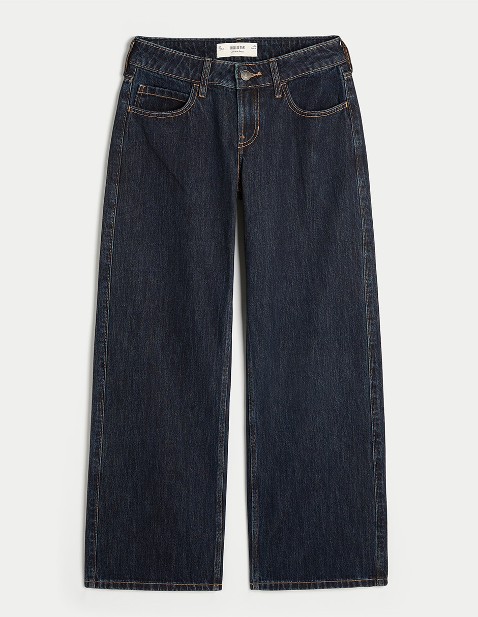 Jeans baggy Hollister ki355-5569-275 para mujer