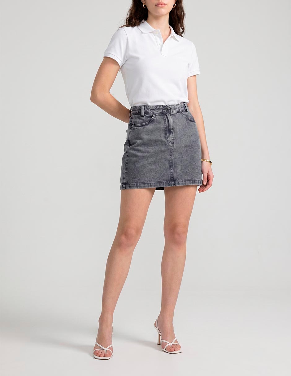 Falda corta Only SS26 a la cintura