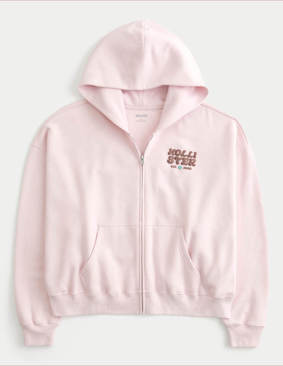 Sudadera con capucha y bolsa Hollister para mujer