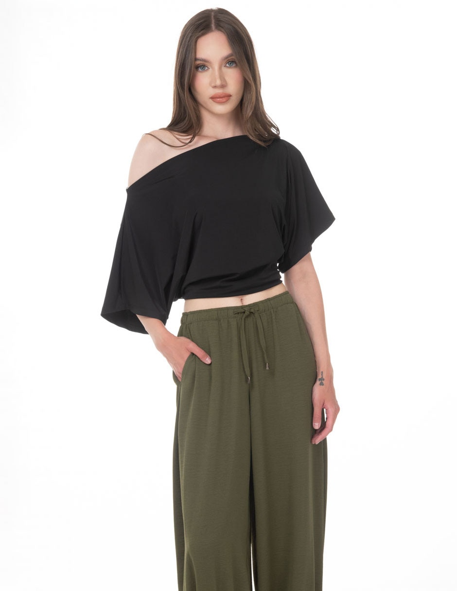 Blusa S Bustanni manga Corta para mujer