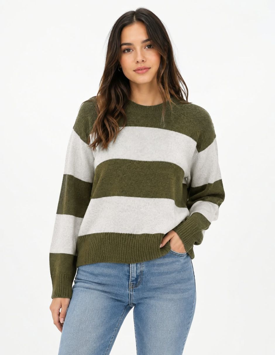 SUÉTER BIOGRAPHY LVJ208 Bi, XCH, VERDE