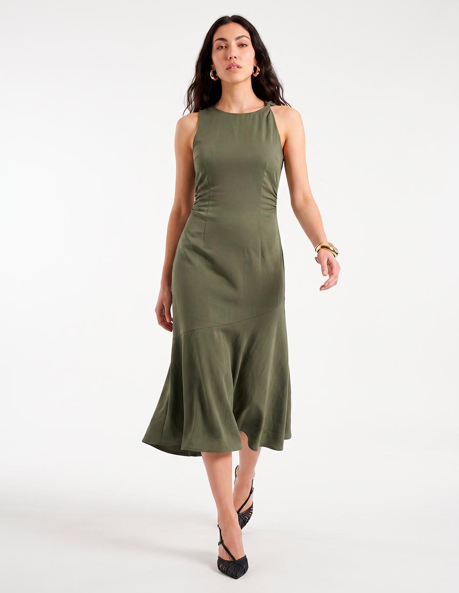 Vestido cropped casual map para mujer