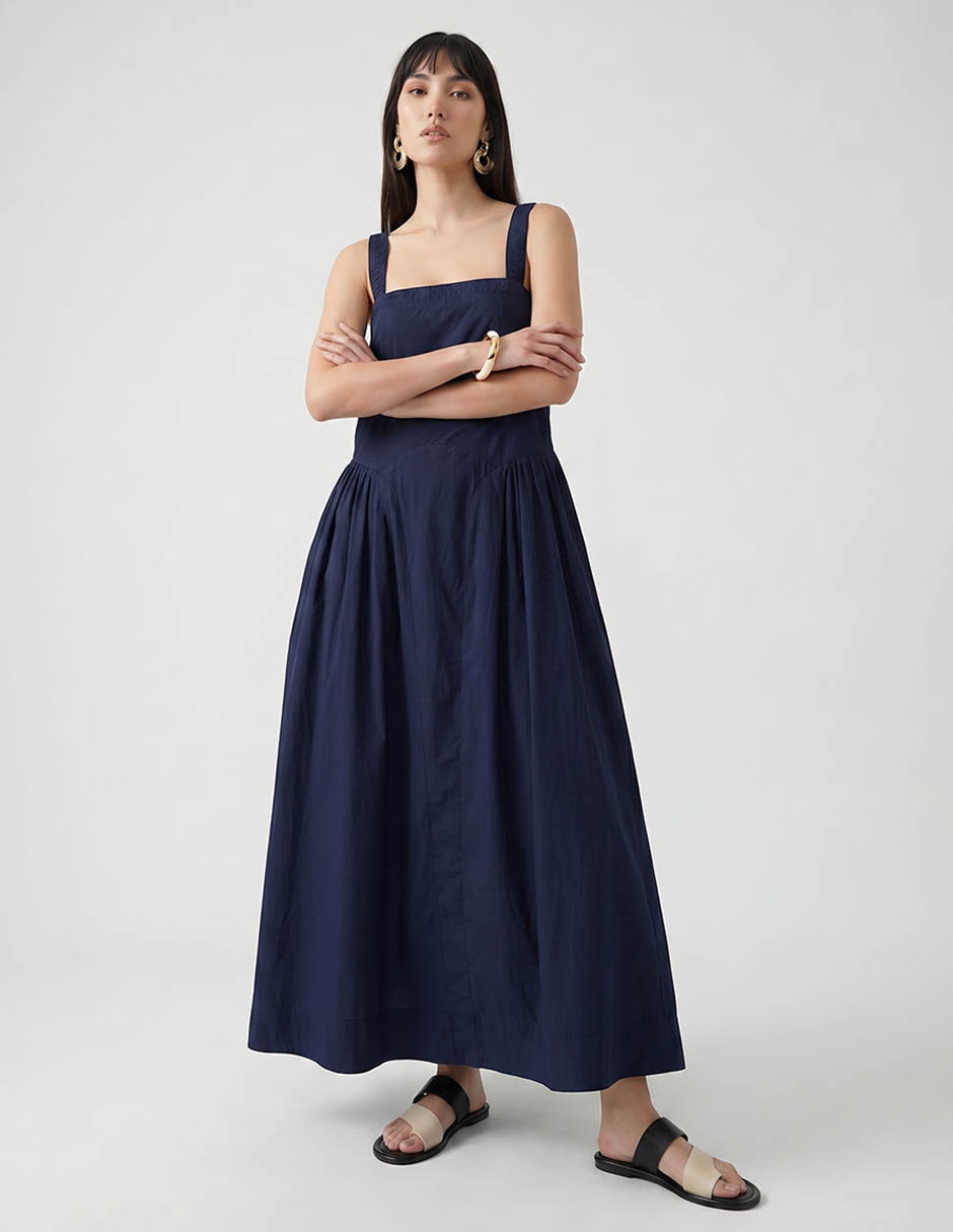 Vestido largo casual Petite Studio para mujer