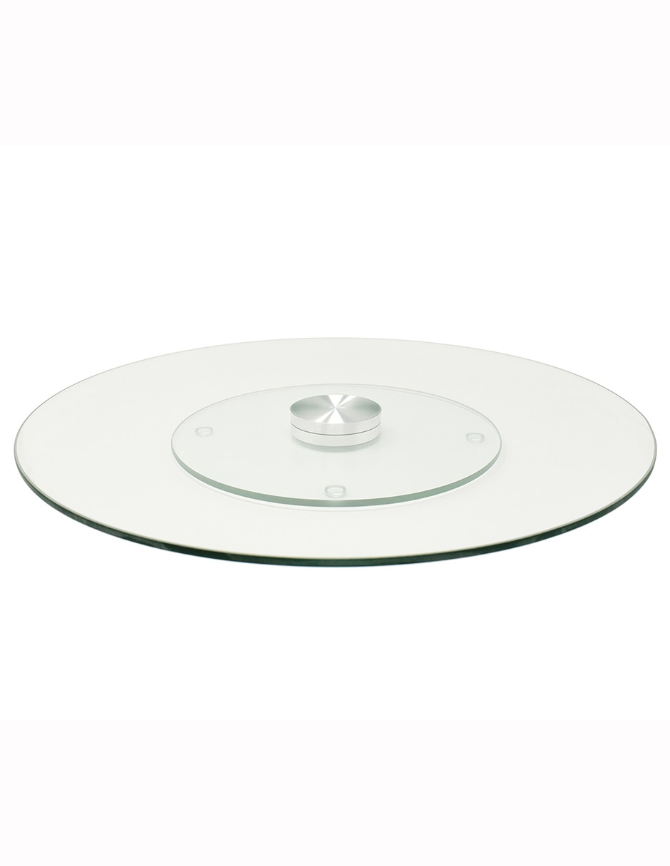 BASE GIRATORIA CRISTAL TEMPLADO 50CM