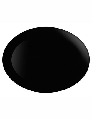 PLATÓN REDONDO DIWALI, 25 CM, NEGRO HAU