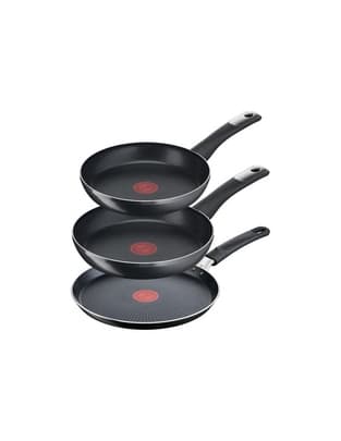 Set de sartenes 3 piezas T-Fal aluminio Hard Titanium
