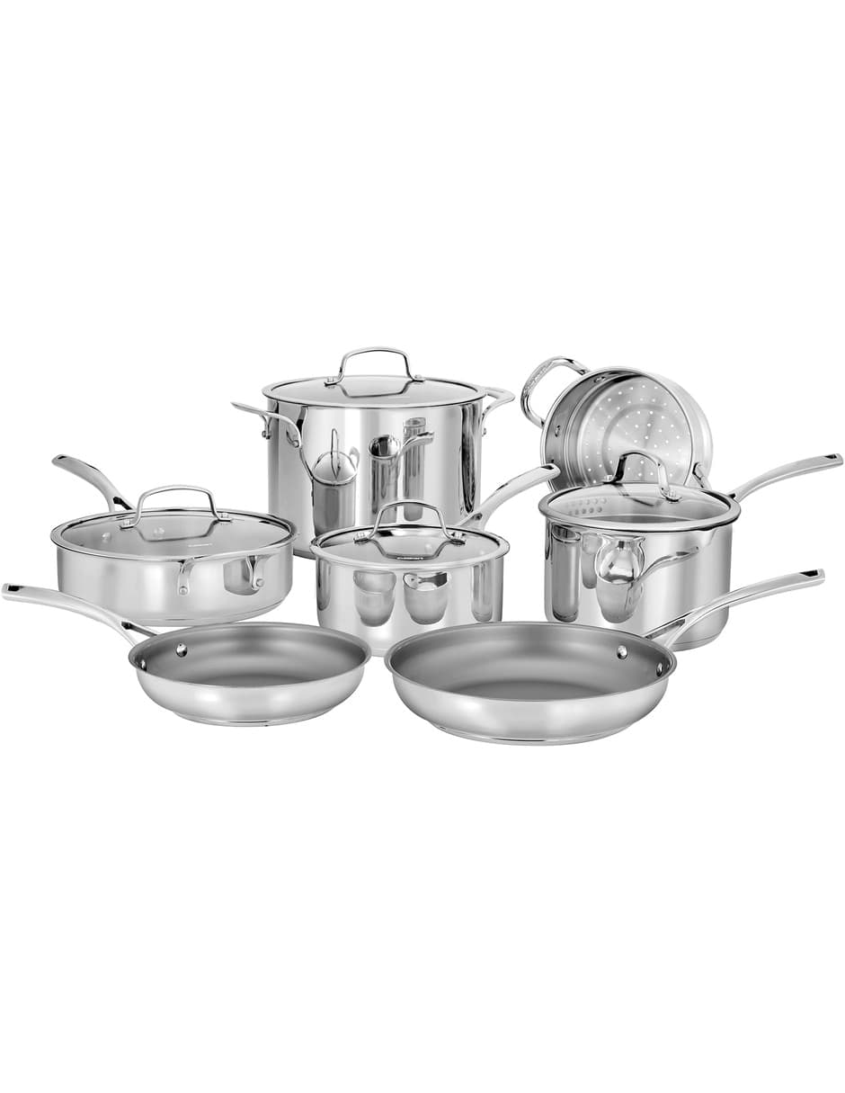 Batería de cocina Cuisinart 95-11 de acero inoxidable 11 piezas
