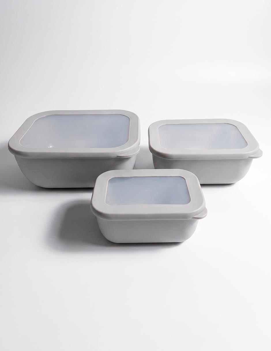 SET BOWL RECTANGULAR 3 PZAS HEUMAN BRAND