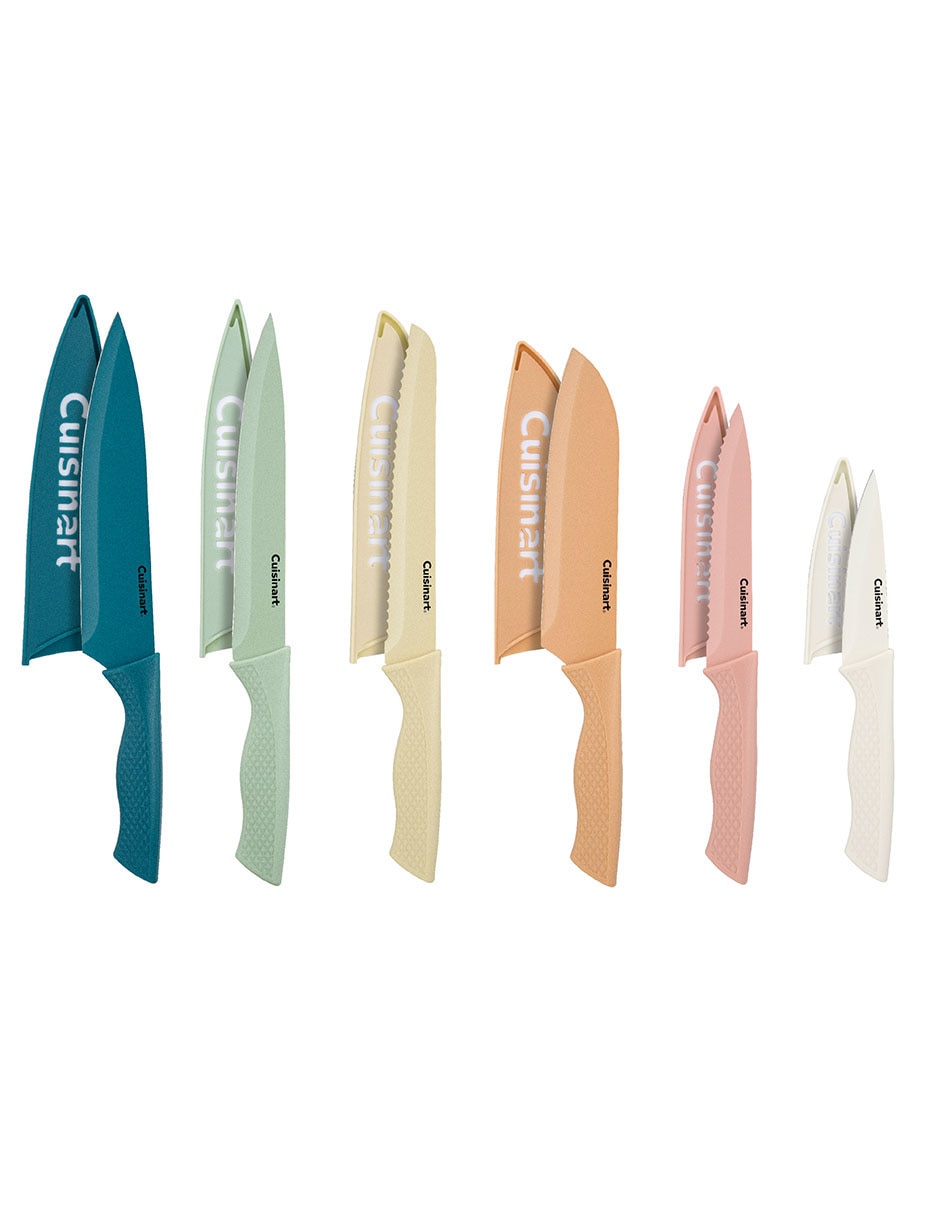 SET 10 CUCHILLOS REVESTIMIENTO CERAMICO