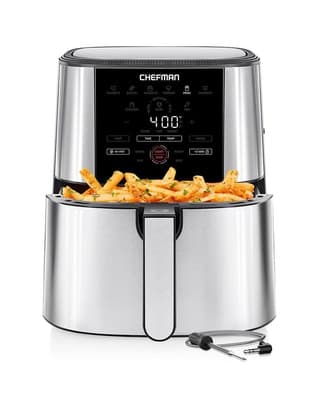 Freidora de Aire Chefman Accupro 4.7L RJ38-SQSS-5T2P-MX