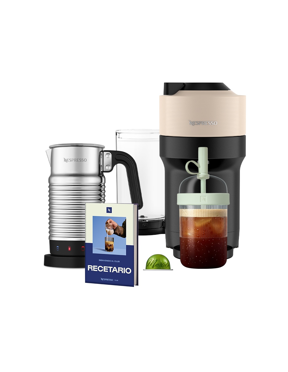 Cafetera Nespresso Onpack Summer Vertuo Pop Beige
