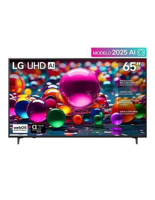 Pantalla smart tv lg crystal uhd de 65 pulgadas 4k 65ua7500psa con ai webos
