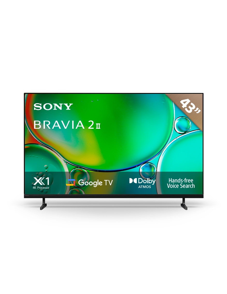 Pantalla Smart TV Sony LCD de 43 pulgadas 4K K-43S20M2 con Google TV
