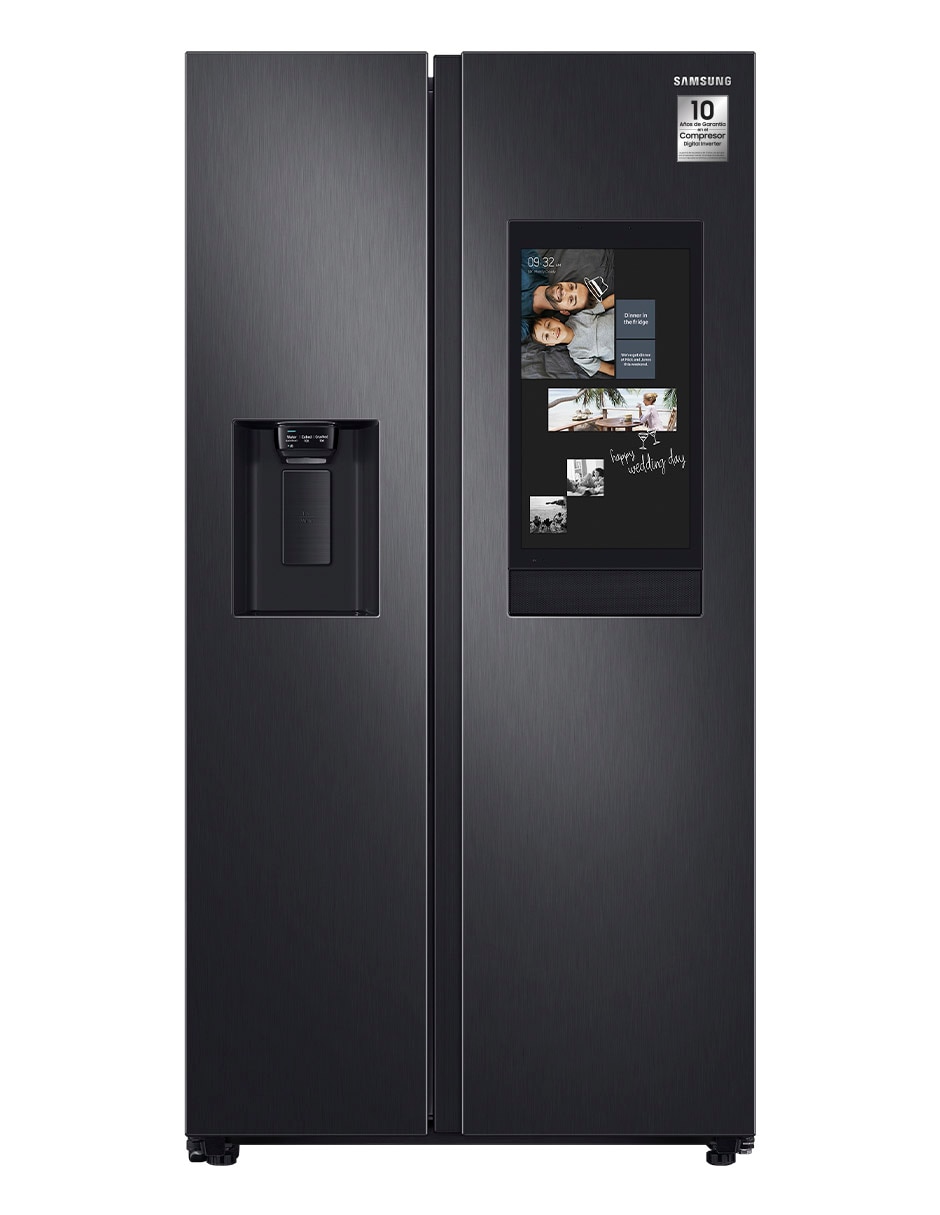 Refrigerador top mount Samsung Family Hub 27 pies cúbicos Tecnología Inverter y fábrica de hielos automática RS27T5561B1/EM