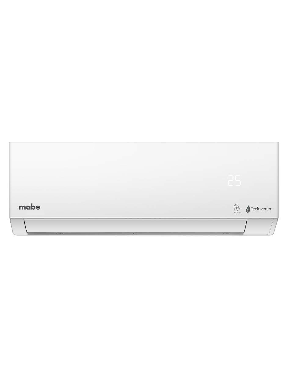 Aire acondicionado mini split inverter Mabe frío y calor 18000 btu mmi18hdbwca32m2