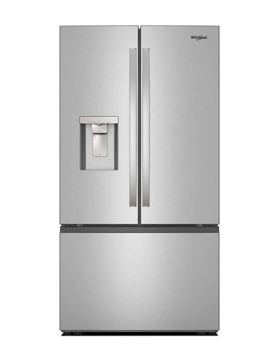 Refrigerador french door Whirlpool 30 pies cúbicos tecnología inverter y fábrica de hielos WRFF3536SZ