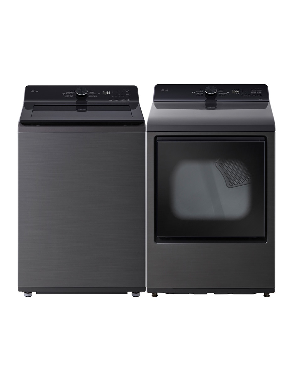 Combo lavadora + secadora Lg de gas 25 kg WT25PBTX6.DT22PBTX