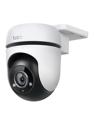 Cámara individual de seguridad tp link inalámbrica full hd 180° con capacidad para grabar visión nocturna para exterior
