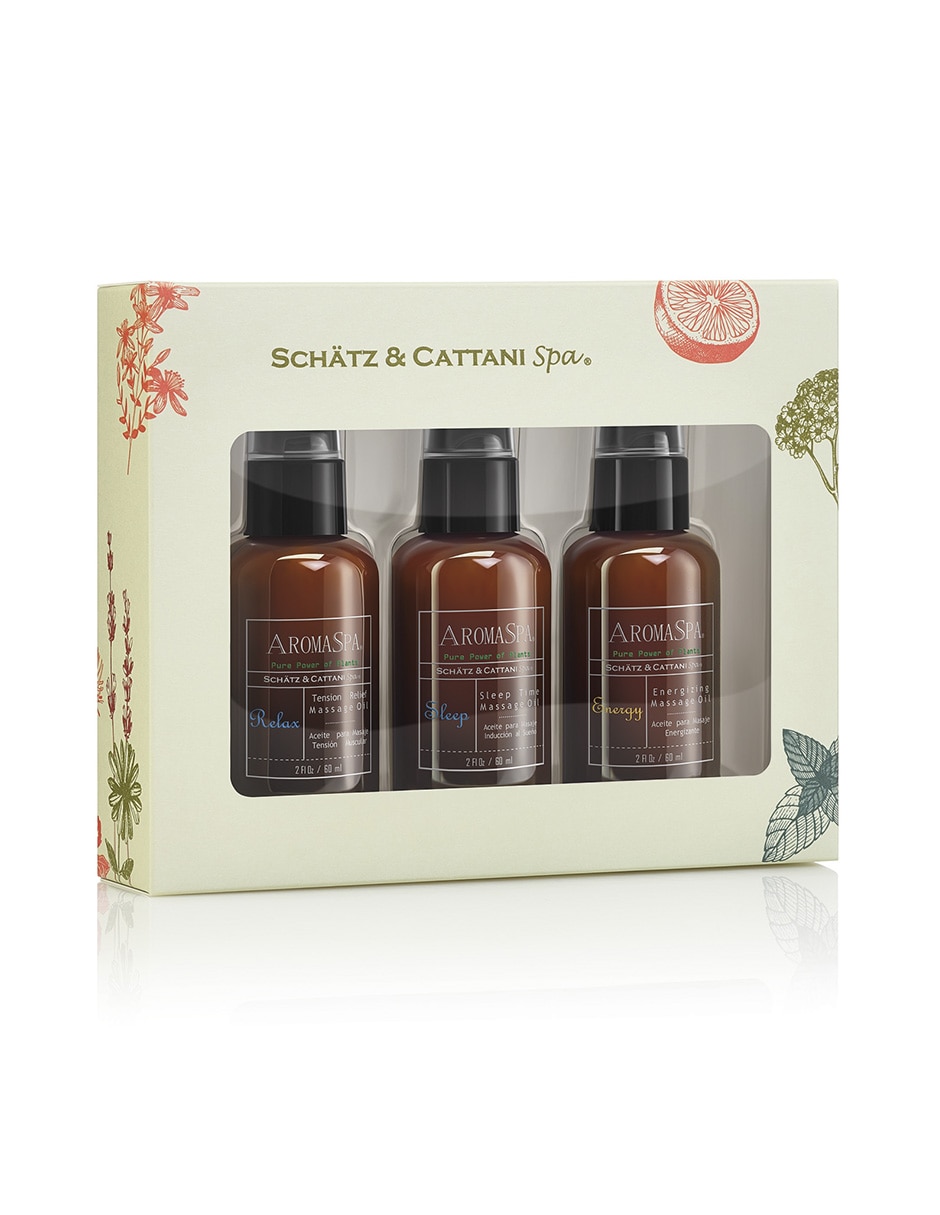 Aceite para masaje corporal recomendado para suavizar Schatz & Cattani Spa