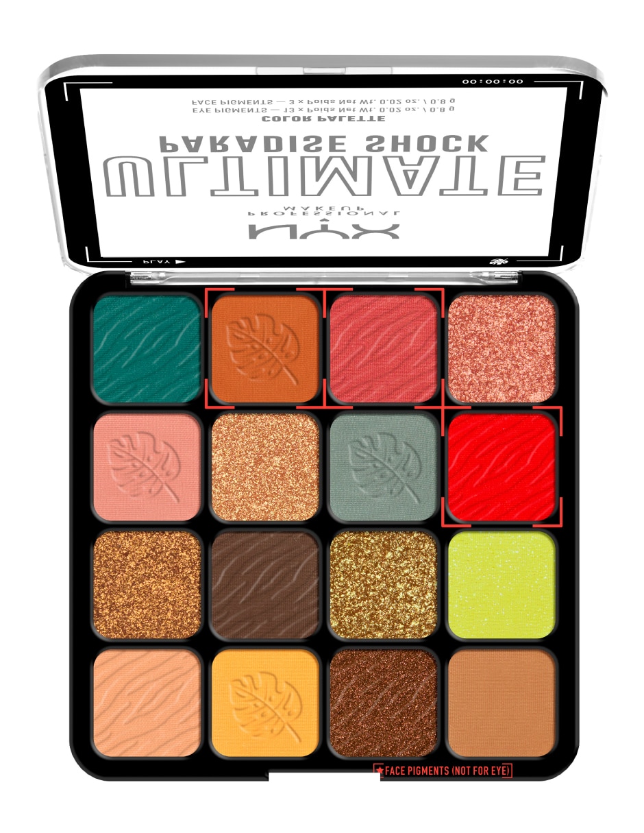 PALETA DE SOMBRAS ULTIMATE SHADOW,NARANJ