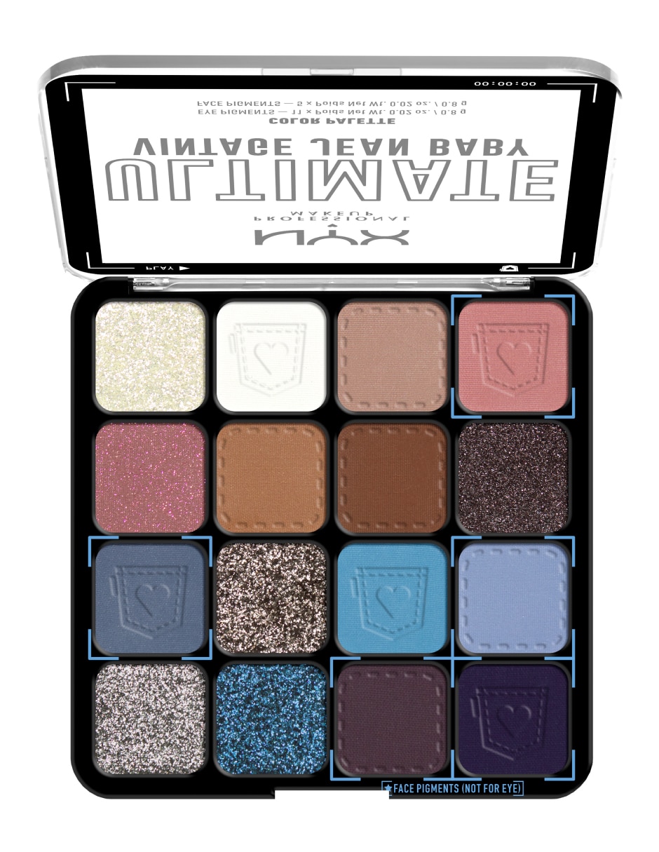PALETA DE SOMBRAS ULTIMATE SHADOW PA,AZU