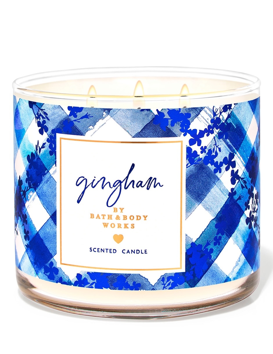 Vela aromática Bath & Body Works Gingham aroma durazno