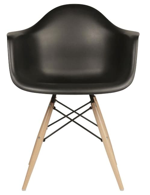 SILLA PLÁSTICO, NEGRO