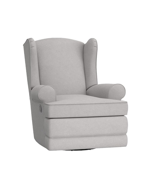 MECEDORA WINGBACK GLIDER, GRIS
