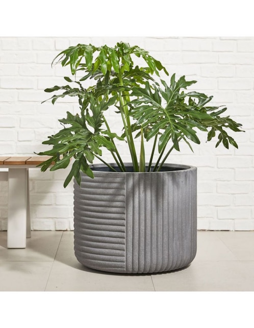 MACETA CECILIA PLANTERS CH GRIS