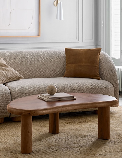 Mesa de centro Cannellini de madera