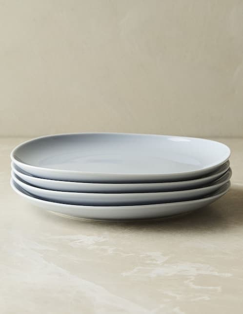Set de plato para ensalada West Elm Organic de porcelana 4 piezas