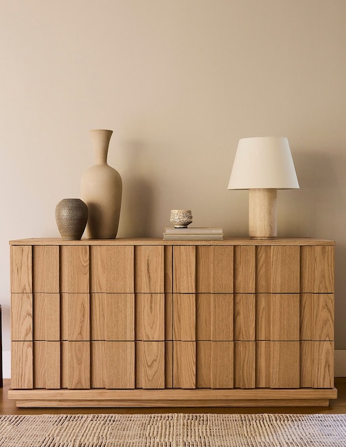Cómoda Berkley de madera caoba