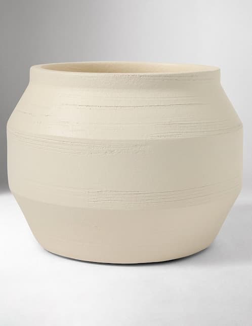 MACETA MESA IVAN PLANTERS G BLANCO