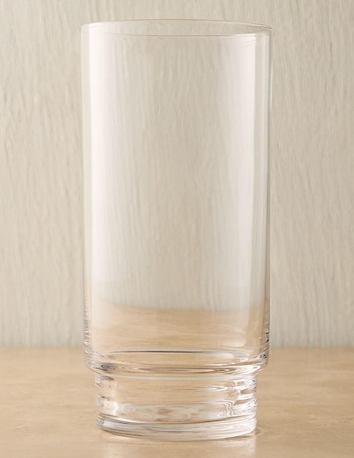 Vaso para agua Grooved Stem con 4 piezas