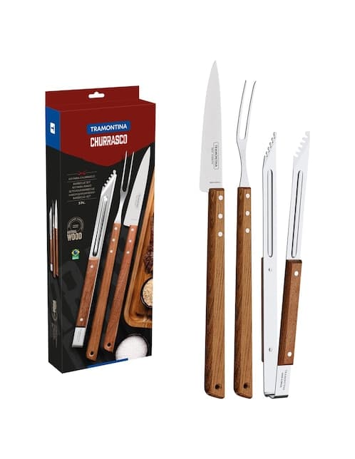 Set de cuchillos para trinchar Tramontina Churrasco 3 piezas