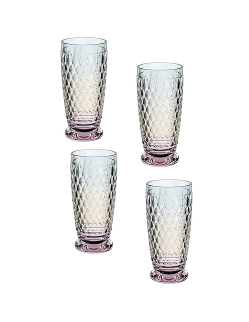 Set de vasos Highball Villeroy & Toch Boston de vidrio con 4 piezas