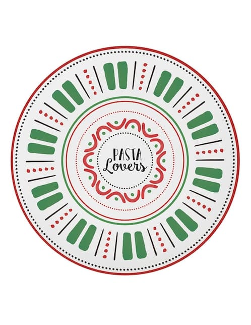 Plato trinche Haus Lovers de porcelana