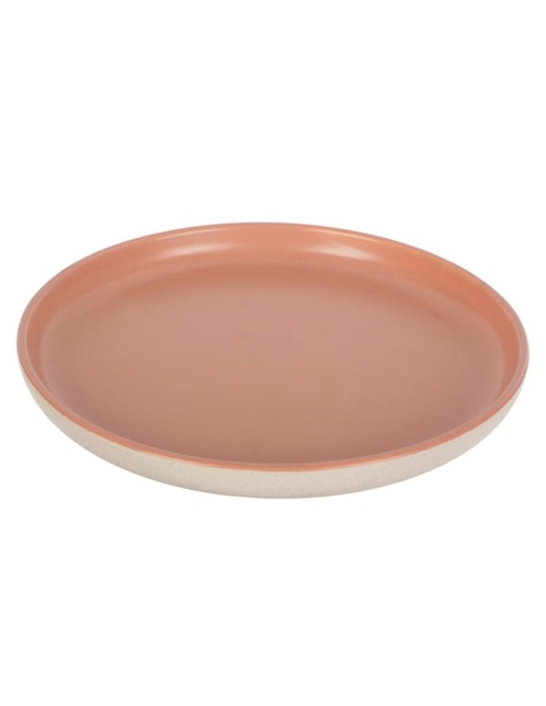 PLATO ENSALADA REDONDO DU, 20 CM, ROSA