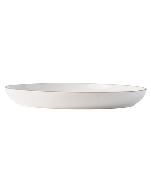PLATO ENSALADA REDONDO V, 21 CM, HUESO